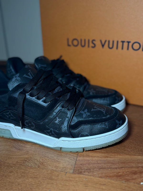 Louis Vuitton Trainers Black Monogram
