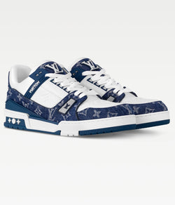 Louis Vuitton Trainers Blue Denim