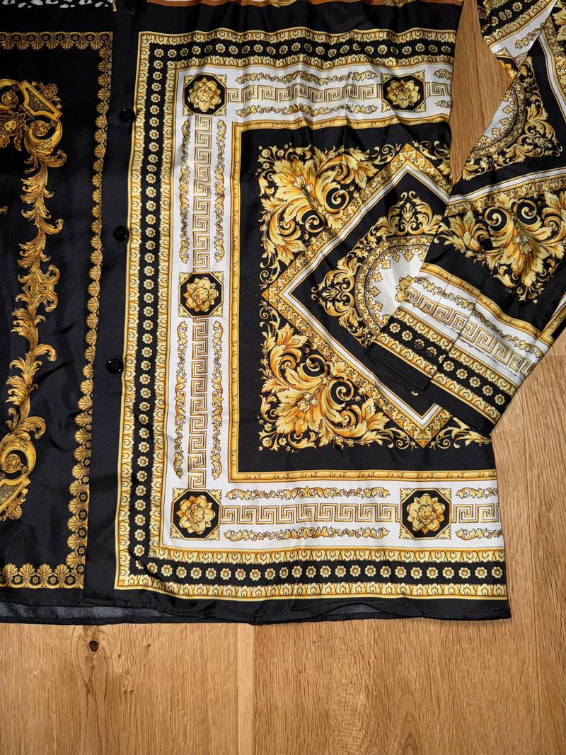 Camicia Gianni Versace in stampa barocca 100% seta