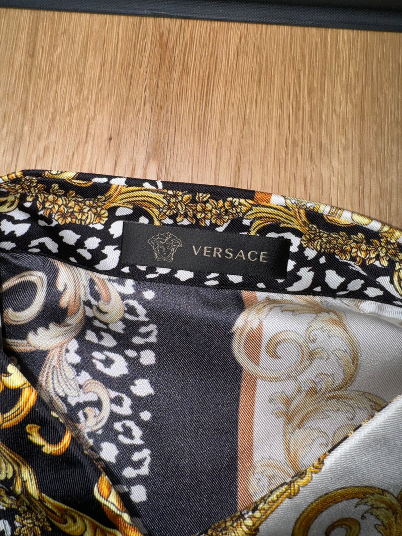 Camicia Gianni Versace in stampa barocca 100% seta