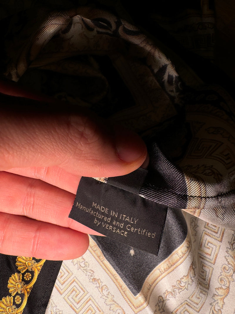 Camicia Gianni Versace in stampa barocca 100% seta